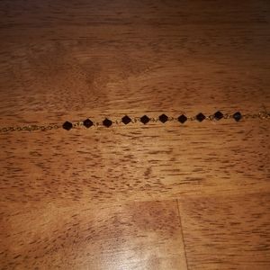 Handmade Burgundy crystal bracelet